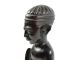 Vintage African Black Ebony Figure Carving Of Native Warrior With Club Sheild African photo 4