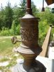 Antique Double Socket Metal Lamp 22 Inches Tall Lamps photo 7