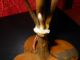 Antique Mcclelland Barclay Cattails Ww Ii Art Statue Sculpture Table Lamp Metalware photo 3