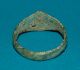 Roman Bronze Signet Ring - 3rd Century Ad - Uk Find Roman photo 4