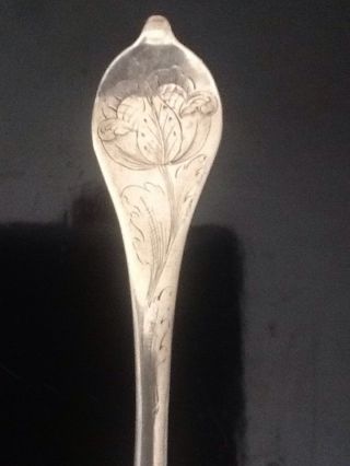 17th Century Dutch Silver Spoon photo