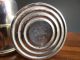 Vintage Art Deco Sterling Silver Salt & Pepper Shakers,  Frank M Whiting,  3 