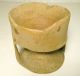 Carved Wood African Mortar Cup Primitive Antique Well Worn Bowl True Age Sculptures & Statues photo 2