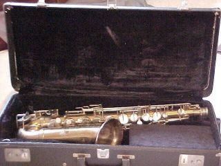 1922 Henri Selmer - Paris Model 22 Saxophone Ser.  1043 W/ 50 ' S Hard Shell Case photo