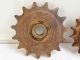 Antique Vintage Metal Industrial Gears Sprockets Cog Steampunk Rustic Other Mercantile Antiques photo 3