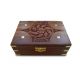Exclusive Handmade Carving Wooden Jewelry Box With Brass Work Boxes photo 1
