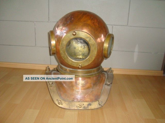 Rare 12 - Bolt Diving Helmet Made In Ussr/ 1965 Diving Helmets photo