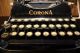 Antique Corona No.  3 Folding Portable Typewriter With Carrying Case Typewriters photo 4
