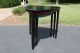 Vintage Mid Century Modern Oriental Lacquered Nesting Tables Guitar Pic Design Mid-Century Modernism photo 2