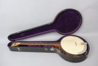 Rare Estate Found Early 20c Epiphone Rialto Plectrum Banjo No.  6917 Ohsc photo