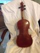 Antique Antonius Stradivarius Copy Violin For Repair Early 1900s String photo 4
