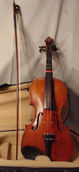 Old Japanese Suzuki 4/4 Violin W/ Bow & Case - Estate Fresh photo