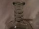 Large Heavy Green Tint Thick Pressed Glass Bottle Decanter Vintage? Euc Bottles photo 4