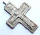 Byzantine Religious Silver Cross,  Pendant,  Amulet - Saints Circa 1200 Ad Pp Other Antiquities photo 1