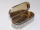 Splendid Antique Mid 19th Century Solid Sterling Silver Snuff Box - Birmigham 1851 Boxes photo 5