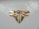 Art Nouveau Brass & Enameled Butterfly Brooch Art Nouveau photo 2