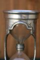 Antique Pewter (etain) & Glass Egg Timer With Intricate Decoration Metalware photo 1