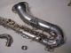 King By H.  N White Antique Silver Tenor Sax Saxophone Ser.  81918 1920 ' S Pat.  Pendin Wind photo 2