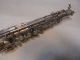 King By H.  N White Antique Silver Tenor Sax Saxophone Ser.  81918 1920 ' S Pat.  Pendin Wind photo 5