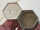 Antique Pill Box Japanese? Or Chinese? Hall Mark Sterling Silver Flowers Dragon Boxes photo 4
