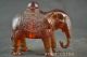 China Collectible Decorate Handwork Amber Delicate Elephant Shape Snuff Bottle Snuff Bottles photo 1