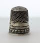 Antique Stern Brothers Sterling Silver Sewing Thimble - Size 7 Thimbles photo 1