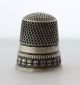 Antique Stern Brothers Sterling Silver Sewing Thimble - Size 7 Thimbles photo 3