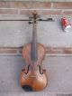 Antique German Kurt Gutter ? Violin & Bow Antique Vintage For Restore String photo 8