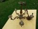 Vintage French Empire Style Ornate Gilt Bronze/brass Chandelier Ceiling Light Chandeliers, Fixtures, Sconces photo 2