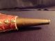 Vintage Hand Carved Decorative Wood Fireplace Hand Pump Leather Bellows Hearth Ware photo 3