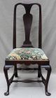 Authentic Antique 18thc American Boston Queen Anne Pad Foot Walnut Side Chair Pre-1800 photo 3
