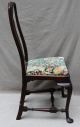 Authentic Antique 18thc American Boston Queen Anne Pad Foot Walnut Side Chair Pre-1800 photo 7