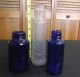 3 Old Apothecary Bottles / Jars,  One 8 