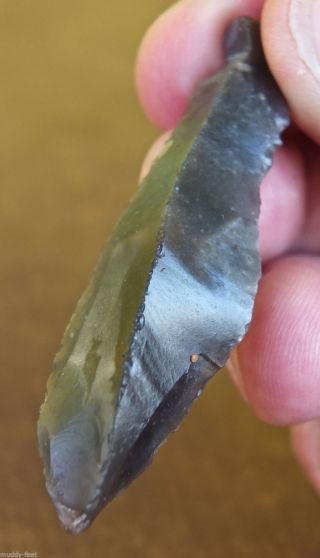 Late Upper Palaeolithic Magdalenian Burin On A Bladelet,  From Kent K87 photo