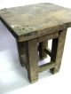 Very Rare Child ' S Stool / Tablewith Brass Decoration On All Corners. 1800-1899 photo 1