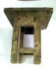 Very Rare Child ' S Stool / Tablewith Brass Decoration On All Corners. 1800-1899 photo 3