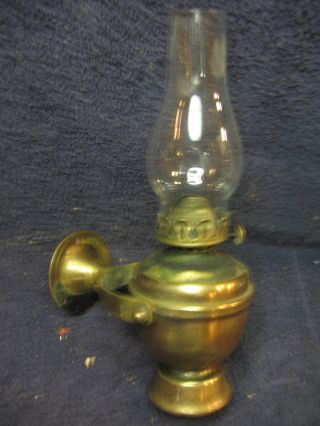 Perko Brass Kerosene Boat Lamp photo