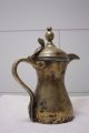 Antique Islamic Dallah Coffee Pot Arabic Oman Bedouin 2 Hallmark Old Brass Islamic photo 4
