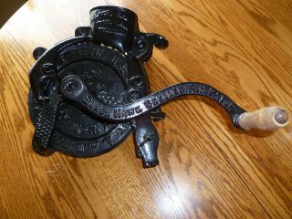 Gorgeous Restored Antique Cast Iron Black Hawk A H Patch Corn Sheller 1903 Farm photo