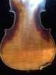 1888 Violin Not Played In Many Years Deep Dark Voice W/old Bow - Hair String photo 5