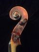 1888 Violin Not Played In Many Years Deep Dark Voice W/old Bow - Hair String photo 8