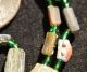 Ancient Roman Glass Beads 1 Medium Strand Yellow And Green 100 - 200 Bc 0243 Roman photo 3