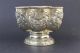 Rare Antique European Repousse Silver Plated Large Christening Bowl Cup Bowls photo 3