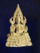 Phra Buddha Chinnaraj,  Statue,  Material Real Silver,  B.  E.  2530 Thai Amulet Amulets photo 1