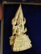 Phra Buddha Chinnaraj,  Statue,  Material Real Silver,  B.  E.  2530 Thai Amulet Amulets photo 4
