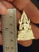 Phra Buddha Chinnaraj,  Statue,  Material Real Silver,  B.  E.  2530 Thai Amulet Amulets photo 6