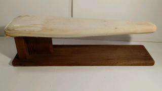 Vintage Children ' S Wooden Ironing Board photo