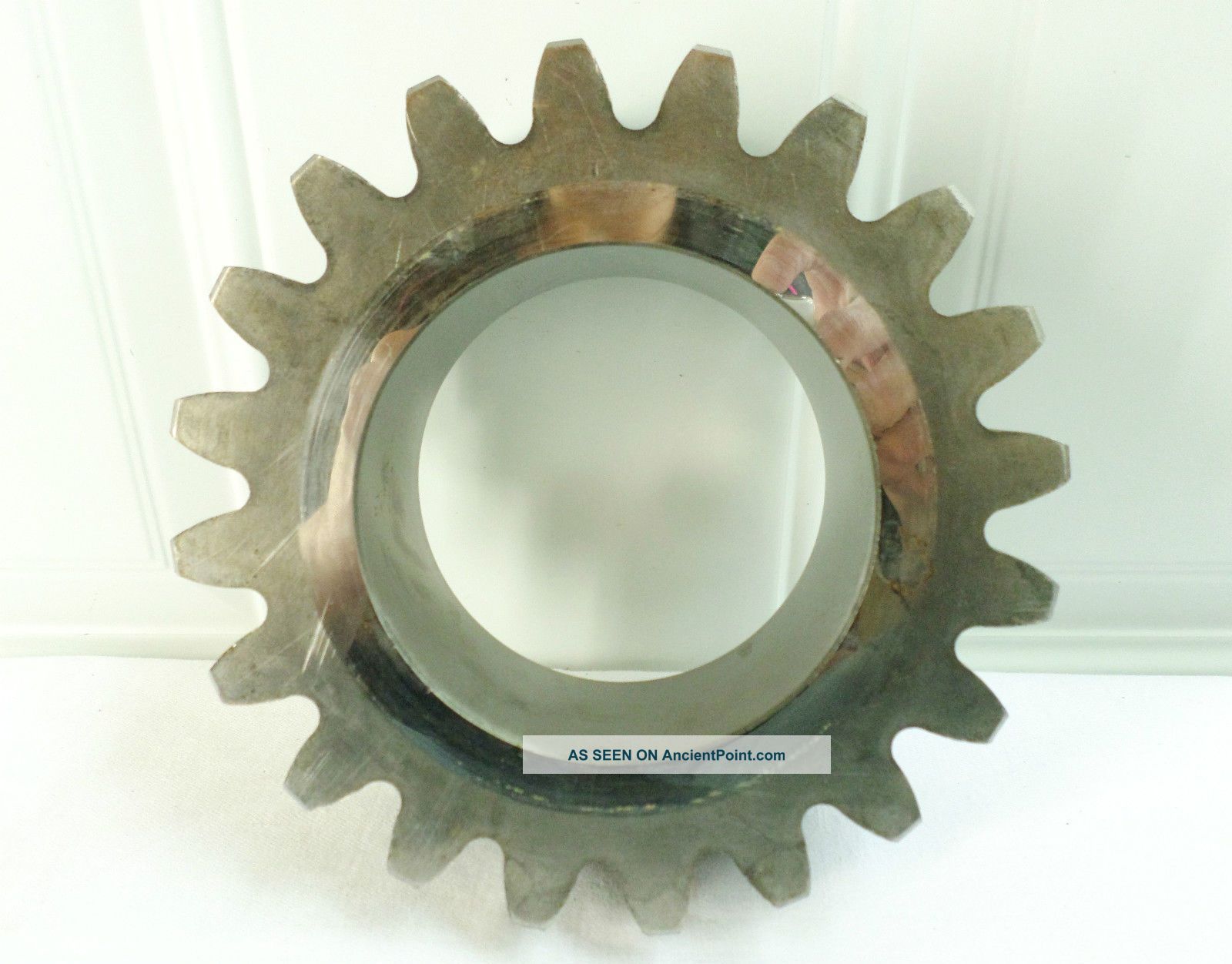 Industrial Heavy Metal Gear Sprocket Cog Machine Age Steampunk Repurpose Other Mercantile Antiques photo