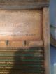 Antique Washboard National Washboard Co.  801 Brass King Early America Primitives photo 6