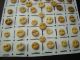 50 Antique Buttons Civil War Era 2 Hole Underwear Bone Reenactment Buttons photo 1